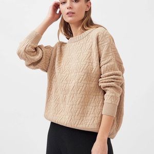 mila.vert organic cotton triangle sweater - handcrafted in the EU